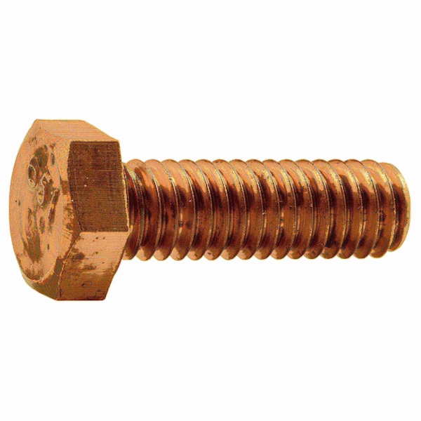 Midwest Fastener Not Graded, 5/16"-18 Hex Head Cap Screw, Plain Silicon Bronze, 1 in L, 8 PK 39342 - main